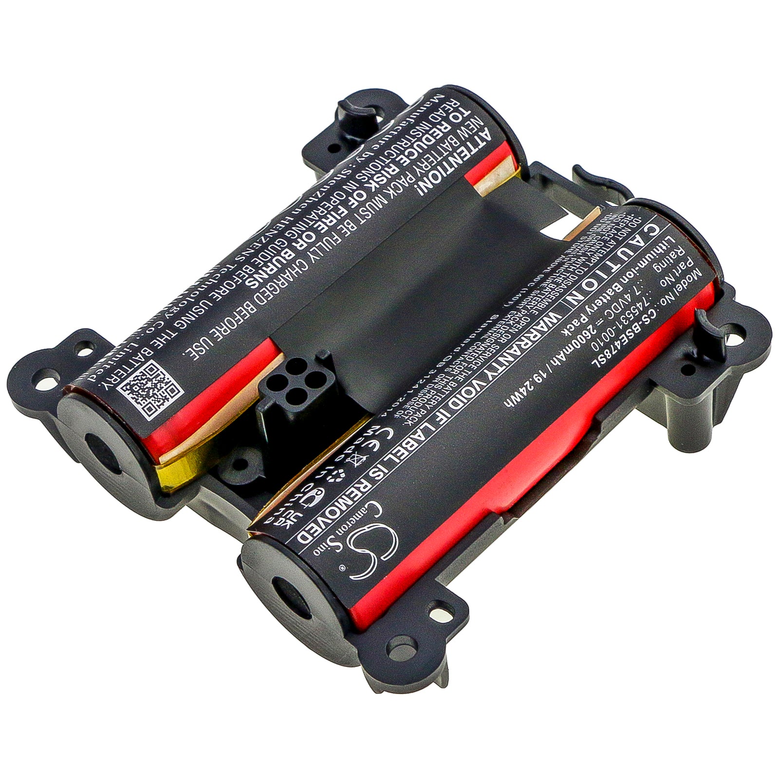 2600mAh 745531-0010 Battery for Bose 071478 Soundlink Revolve Plus, Soundlink Revolve+-SMAVtronics