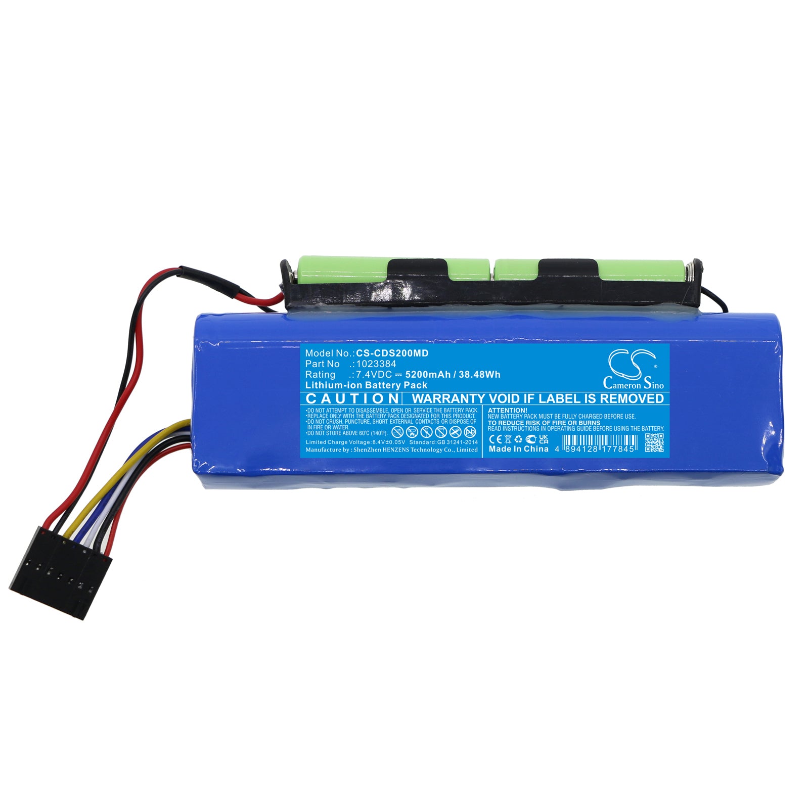 5200mAh 1023384 Battery for Circadiance SmartMonitor 2PS, SmartMonitor 2PSL-SMAVtronics