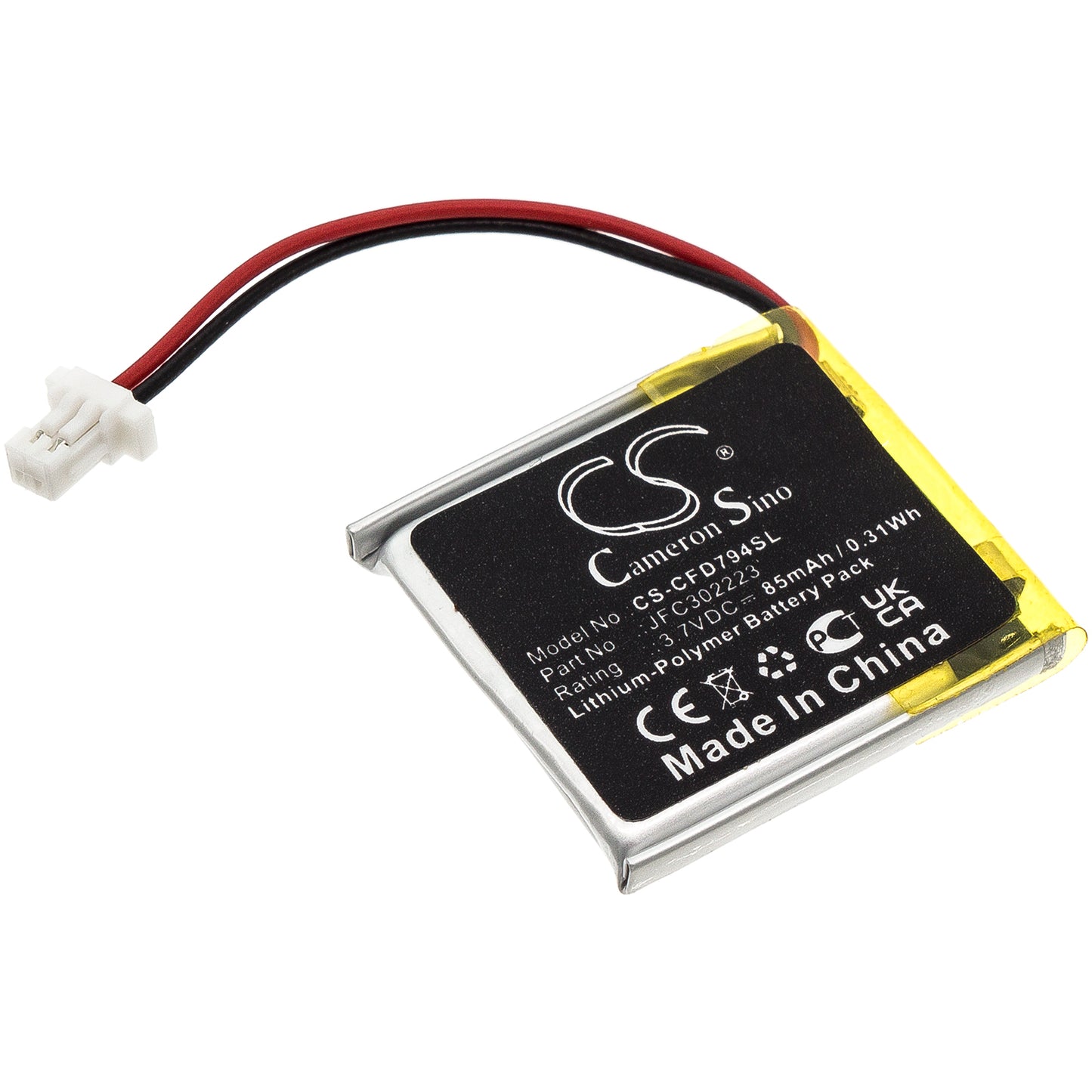 85mAh JFC302223 Battery for Clifford 7941X, 7756X, 7756V, 3706, 4706, 5706, Python 7756P-SMAVtronics