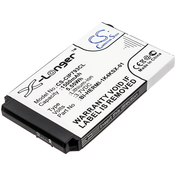 1500mAh BI-HERMI-1K4KSX-01 Battery Cisco 7026G, 7925G, 7925G-EX, 74-5468-01 (2015 Version Only)