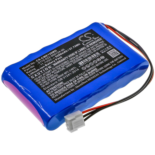 5200mAh 0110-022-000124-00 Battery for Comen CM-1200A ECG
