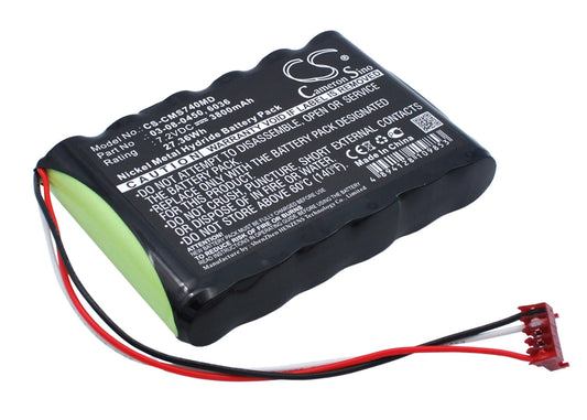 3800mAh 03-08-0450, 120336, 6036, OM11377 Battery for CAS Medical 740, 750, 940X Vital Signs Monitor, NIBP 730, NIBP 740, NIBP 750 Monitor-SMAVtronics