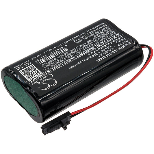 3400mAh 101606-001 High Capacity Battery for Comsonics 101610-DF QAM Sniffer-SMAVtronics