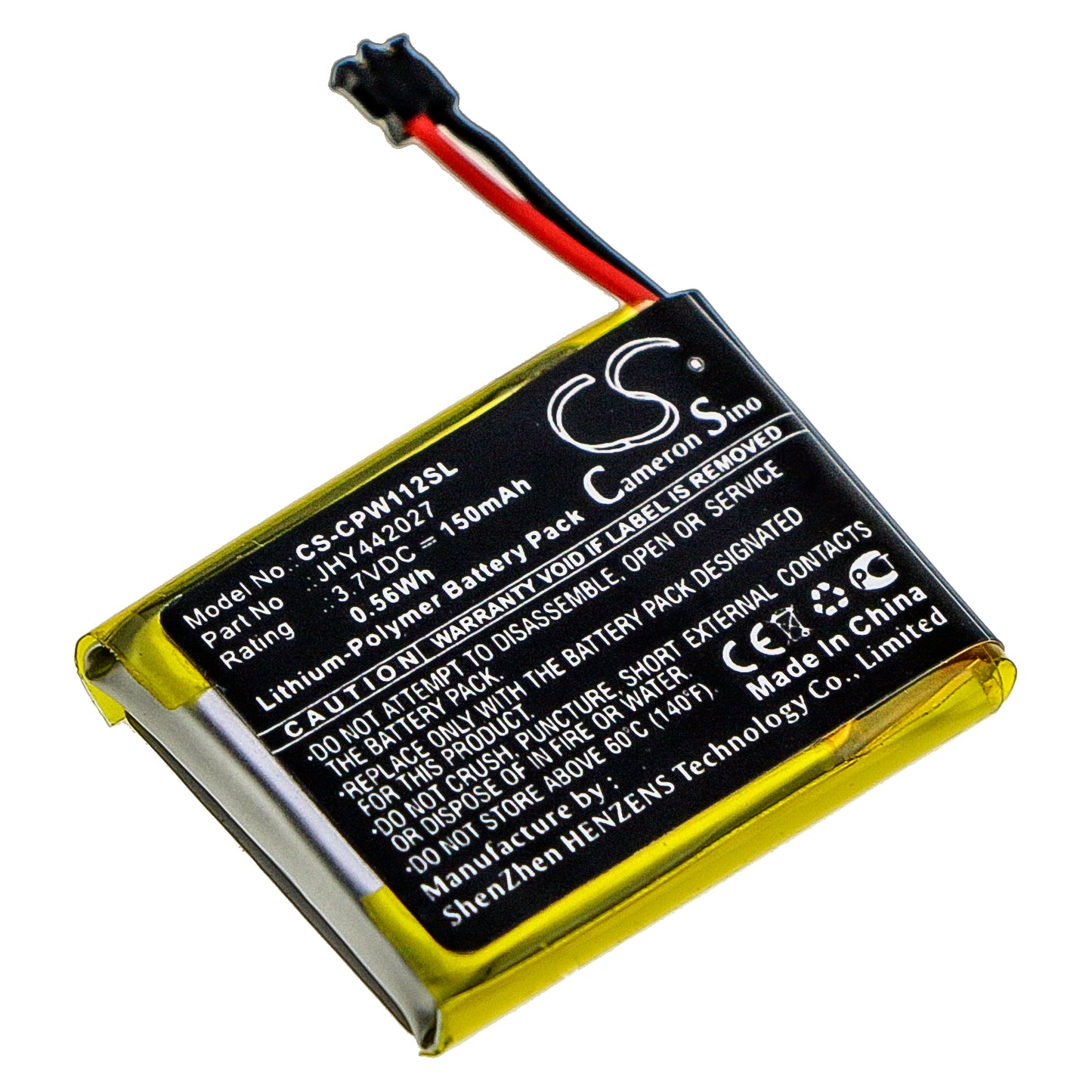 150mAh JHY442027 Battery for Compustar Pro RFX T2, Pro RFX-P2WT12, RFX-P2WT12-SS, P2WT11-SS, 2WT11R, 2WT12-SS, 2WT11R-SS-SMAVtronics