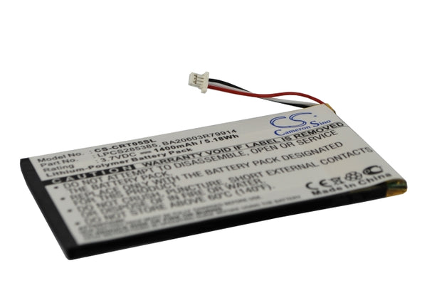 Battery for Creative Zen Vision M ( 30GB ) (P/N LPCS285385, BA20603R79914)