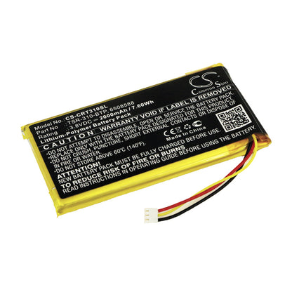 2000mAh 6508588, TSR-310-BTP Battery for Crestron TSR-310 Handheld Touch Screen Remote-SMAVtronics