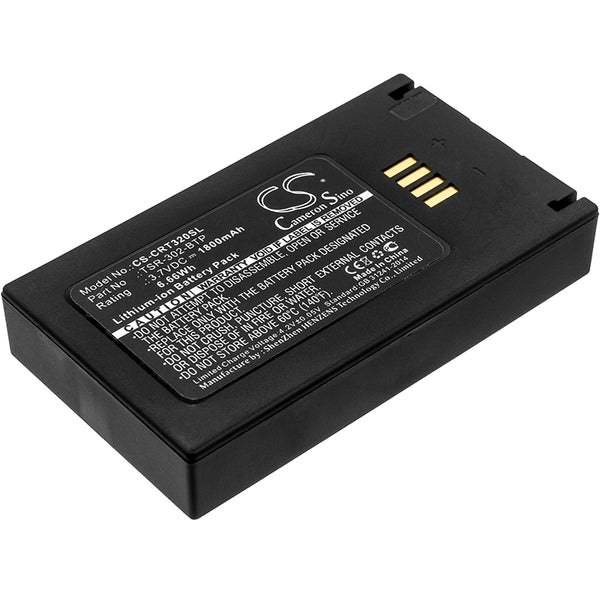 1800mAh TSR-302-BTP Battery for Crestron TSR-302 Handheld Touch Screen Remote