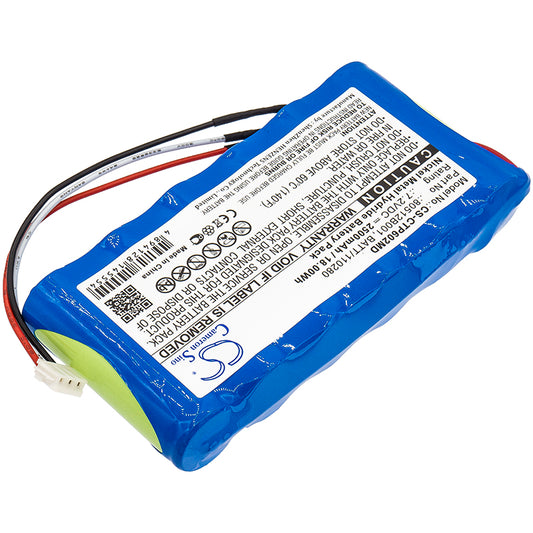 2500mAh 80512B001, BATT/110280, 602-14 Battery for Criticare 507NJC BP, 602-14, LT Plus, Poet LT Pulse Oximeter-SMAVtronics