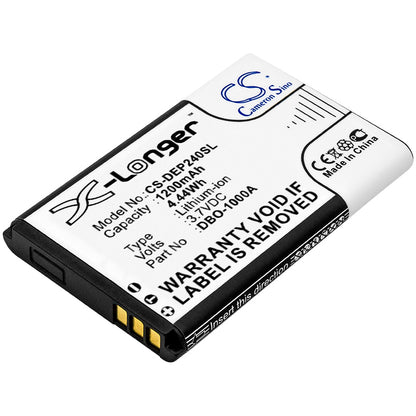 1200mAh DBO-1000A Battery for Doro 1370, 1372, 2404, 6040, 6060-SMAVtronics