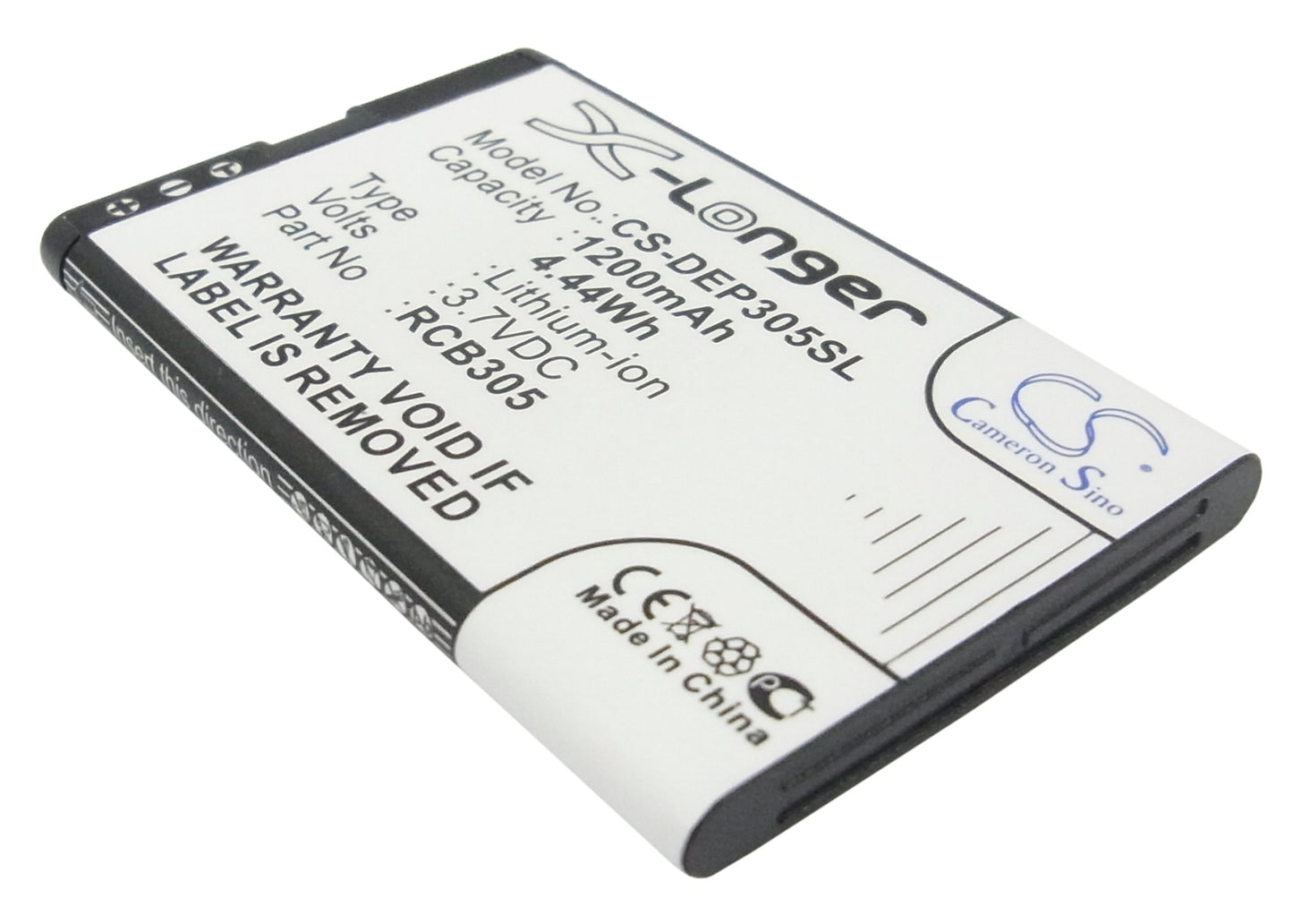 1200mAh RCB305 Battery for Doro Primo 305, Avus AB07, MyPhone 3200 3200i 3200i DualSim-SMAVtronics