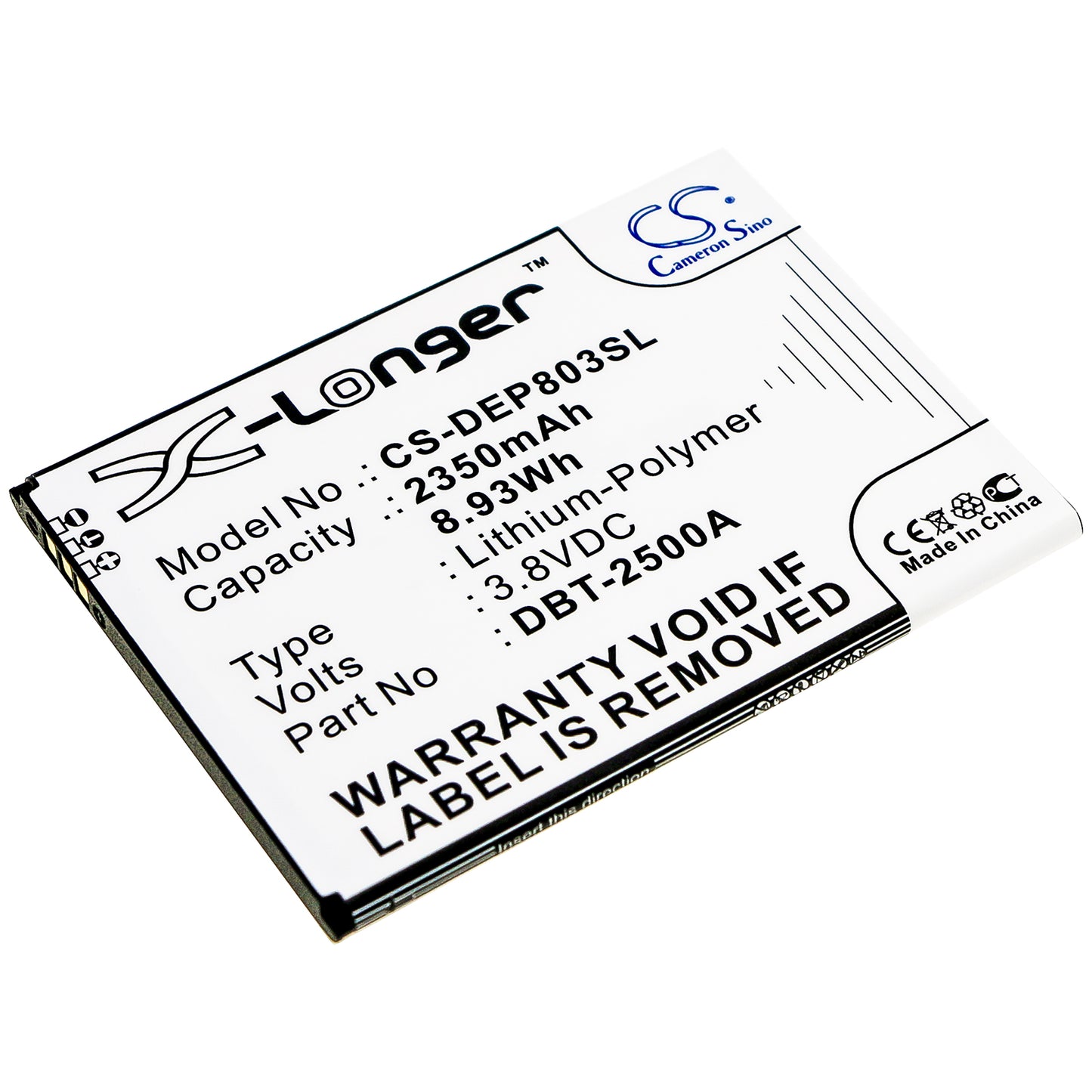 2350mAh DBT-2500A Battery for Doro 8035 DSB-0170-SMAVtronics