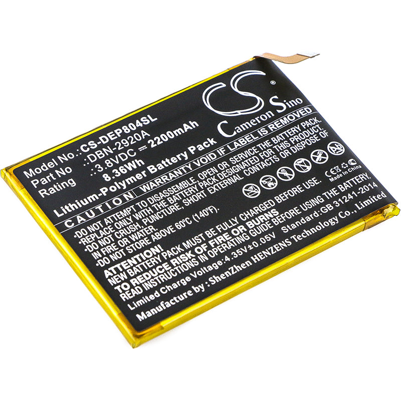 2200mAh DBN-2920A Battery for Doro 8040, 8042, DSB-0090-SMAVtronics