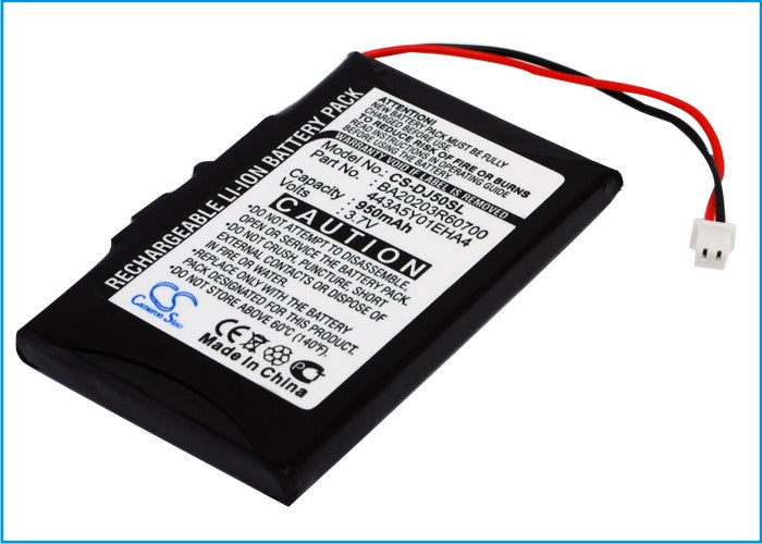 950mAh Battery Dell Jukebox DJ 5GB, Jukebox HVD3T-SMAVtronics