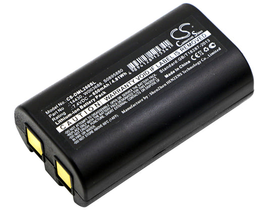 650mAh Battery for Dymo LabelManager 260, 260P, PnP-SMAVtronics