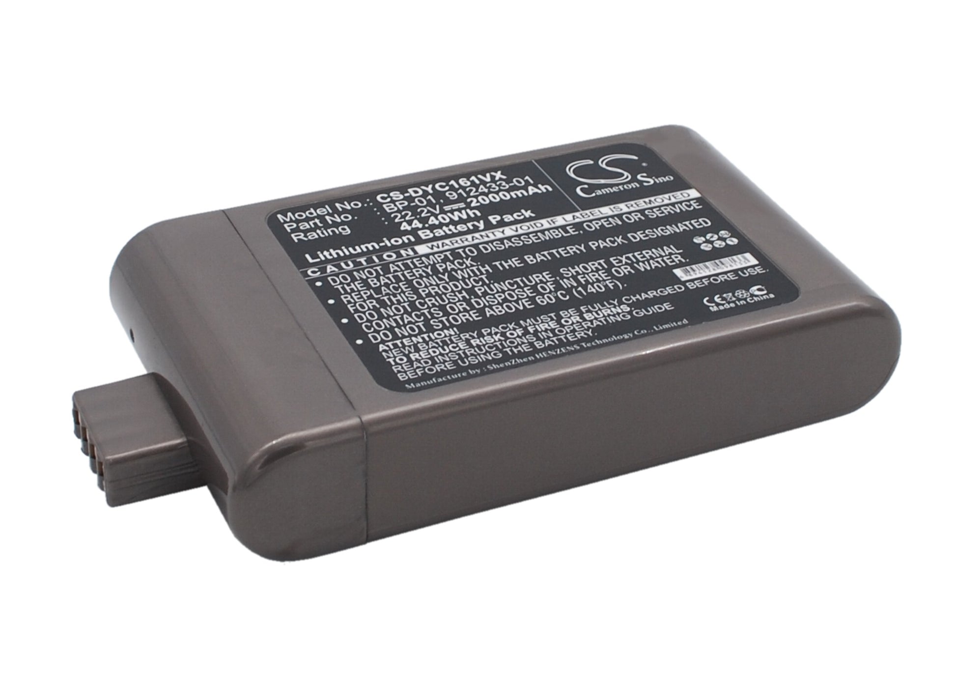 2000mAh Battery for Dyson D12, DC16, DC-16, DC16 Animal, DC16 Boat, DC16 Car, DC16 Handheld, DC16 Issey Miyake, DC16 Issey Miyake exclusive, DC16 Root 6-SMAVtronics