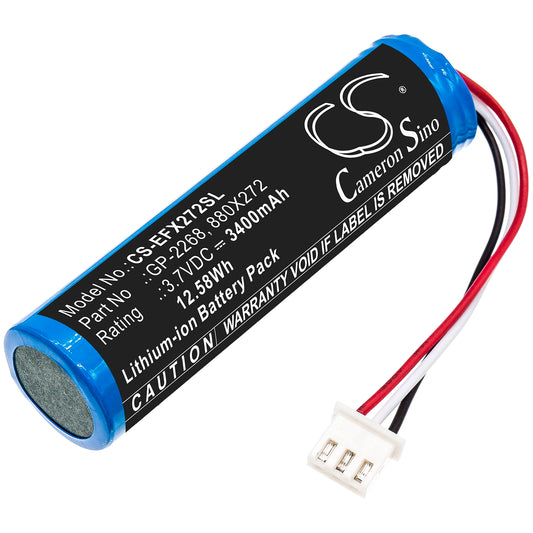3400mAh GP-2268, 880X272, 01WQ0037-09 Battery for EXFO EX1 Gigabit Ethernet Broadband Tester-SMAVtronics