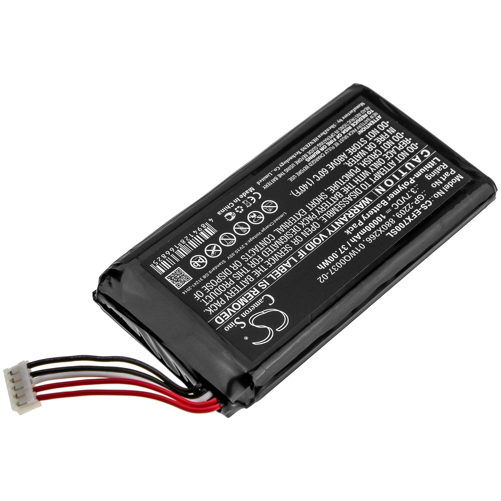 10000mAh GP-2209 Battery for Exfo MAX-700, MAX-900, MAX-900FIP, MAX-700B/C, MAX-900-iCERT, MAX-FIP-SMAVtronics