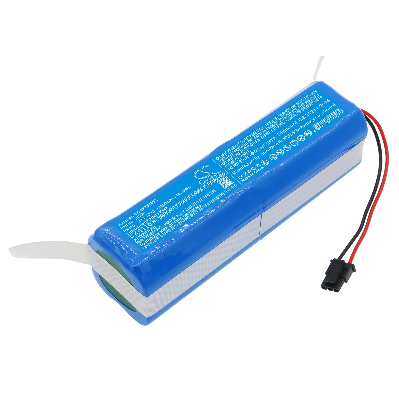 5200mAh PA61 Battery for Eufy RoboVac X8, RoboVac X8 Hybrid, RoboVac X8 White, RoboVac X8 Hybrid White, T226X-SMAVtronics