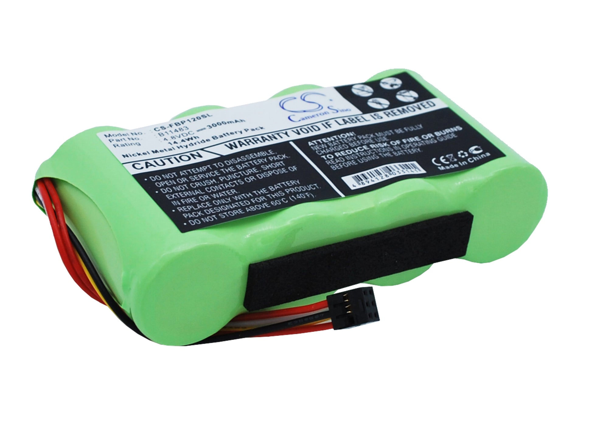 3000mAh B11483, BP120MH Battery for Fluke 123, Fluke 43, Scopemeter 120  Power Quality Analyzers-SMAVtronics