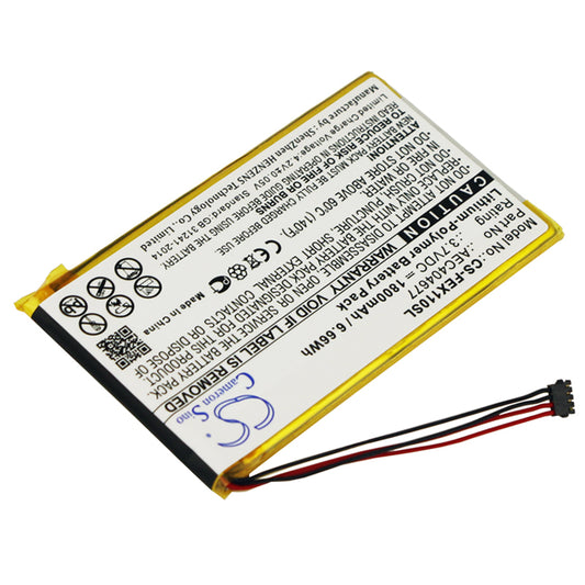 1800mAh AEC404677 Battery for FiiO FX1221, X1 ii-SMAVtronics