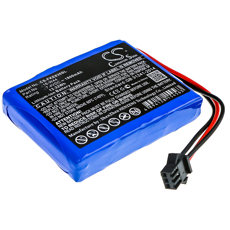 1800mAh 16-W44, 22480-1, F198681 Battery for Fluke 830-SMAVtronics