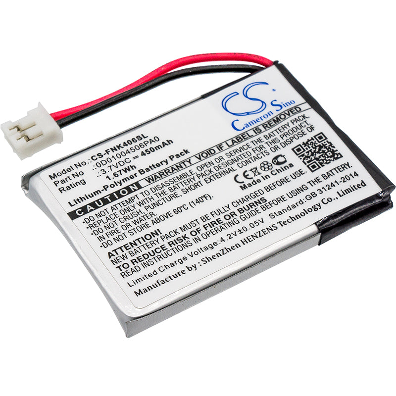 450mAh 0D01004506PA0 Battery for Franklin EST-4016-SMAVtronics