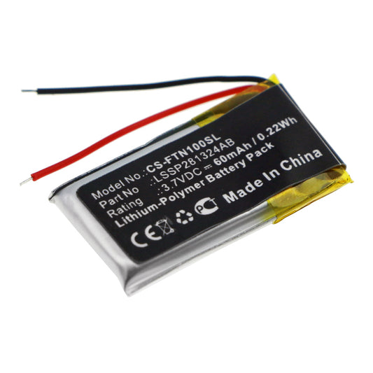60mAh LSSP281324AB Battery for Fitbit One-SMAVtronics