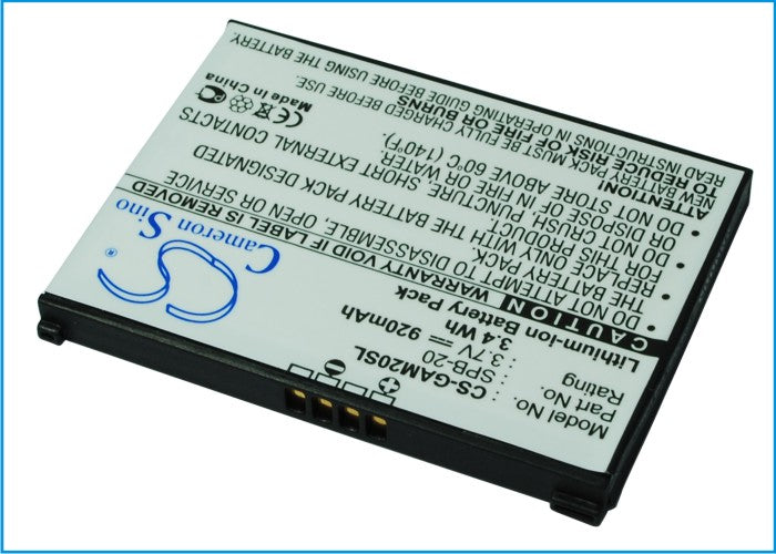 920mAh SPB-20 Battery for Garmin-Asus nuvifone M20, nuvifone M20US-SMAVtronics