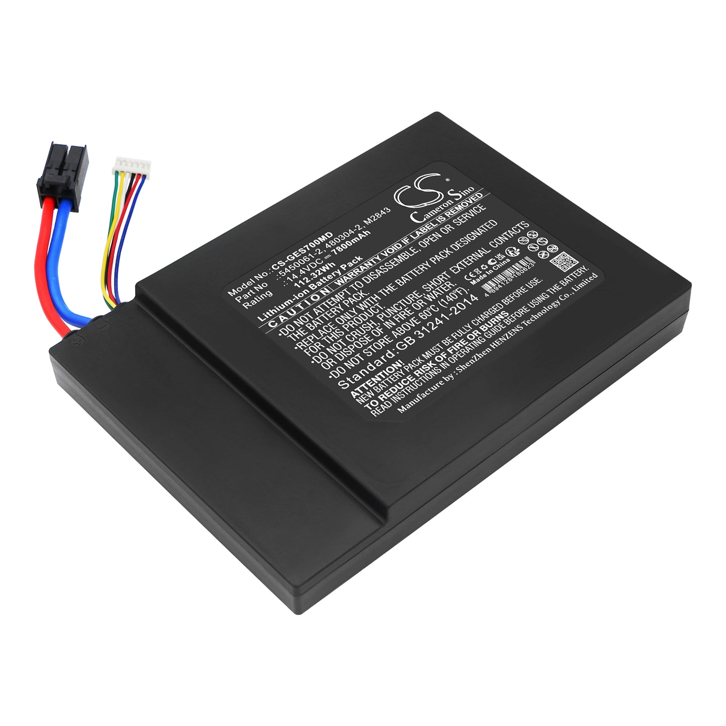 7800mAh 5450061-2, 480304-2, M2843 Battery for GE Ultraschall Logiq S7 Expert, Logiq S8 Expert, Logiq P7, Logiq P9, Polaris Maru, Logiq S8 Polaris-SMAVtronics