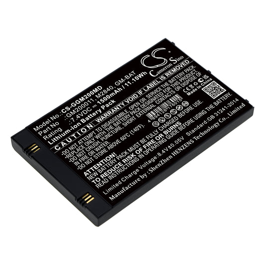 1500mAh GM200011, M2840, GM-BAT Battery for GE Echographe Vscan Pocket Sized Ultrasound GM200011-SMAVtronics
