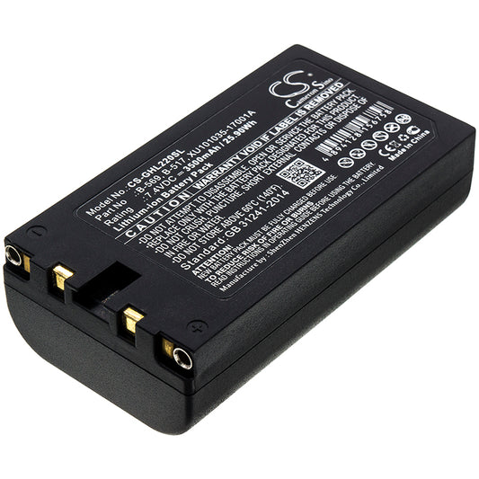 3500mAh B-517, B-569, XU101035-17001A Battery for Graphtec GL200, GL220E, GL240, GL450, GL500A, GL800, GL840, GL900E-8-SMAVtronics