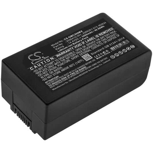 3400mAh 2056410-001, 2066261-013, M2834 Battery for GE MAC 2000, MAC 2000 EKG-SMAVtronics