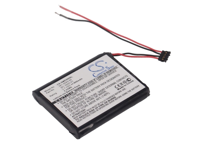 600mAh 361-0043-00, 361-0043-01 Battery for Garmin Edge 200, Edge 205, Edge 500-SMAVtronics