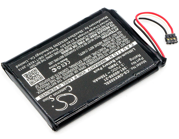 750mAh 361-00056-21 Battery for Garmin 010-01531-00 Driveluxe 50 LMT HD, DriveAssist 50 LMT-D