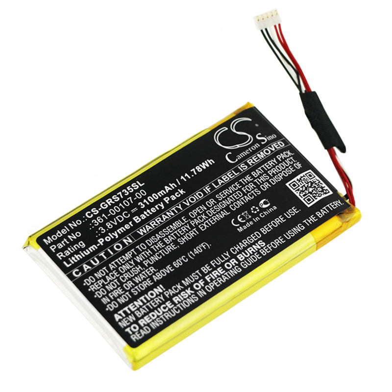 3100mAh 361-00107-00 Battery for Garmin 010-01735-10, Explorer+, inReach SE+, inReach SE-SMAVtronics