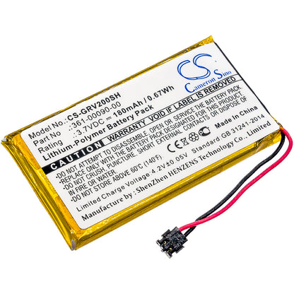 180mAh 361-00090-00 Battery for Garmin Vivoactive HR-SMAVtronics