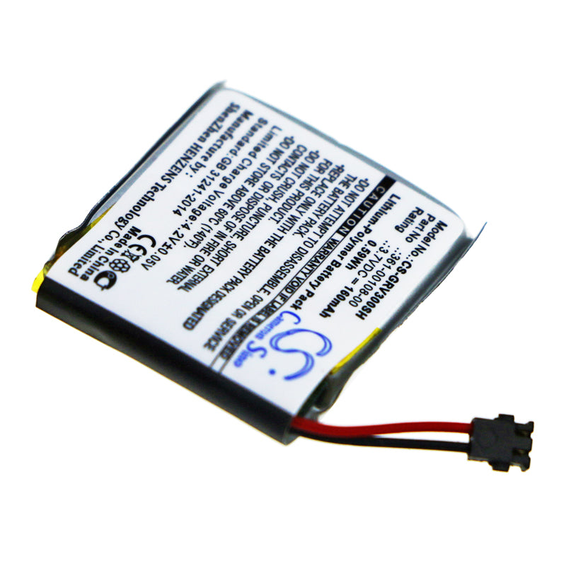 160mAh 361-00108-00 Battery for Garmin Vivoactive 3-SMAVtronics