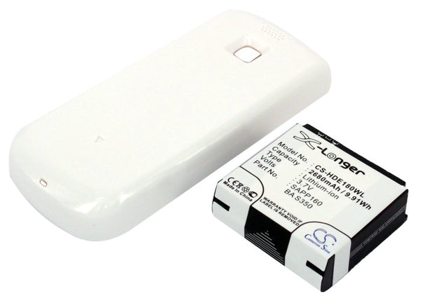 2680mAh High Capacity Battery with white cover for  HTC Magic, A6161, Sapphire, Sapphire 100, Pioneer