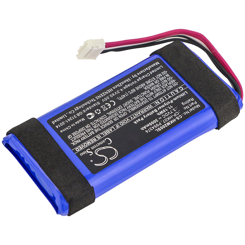 3000mAh CP-HK07, P954374 Battery for Harman Kardon Onyx Mini-SMAVtronics