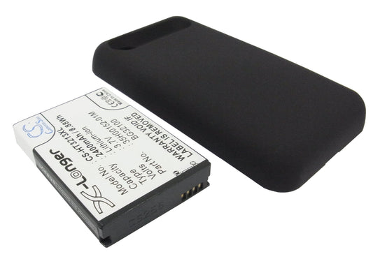2400mAh High Capacity Battery with cover for HTC Incredible S-SMAVtronics