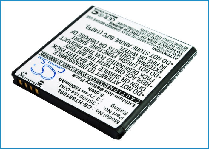 1500mAh Li-ion Battery for HTC EVO 3D, Pyramid-SMAVtronics