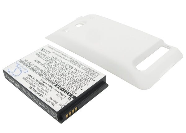 2200mAh High Capacity Battery with white cover for Sprint EVO 4G, A9292, Supersonic