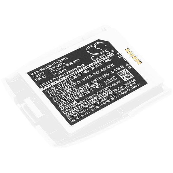 3600mAh 7800-BTXC, 7800-BTXC-1 Battery for Honeywell Dolphin 7800 (White)