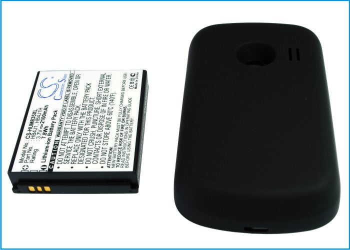 2100mAh HB4J1 Cover + High Capacity Battery Huawei METROPCS M835-SMAVtronics
