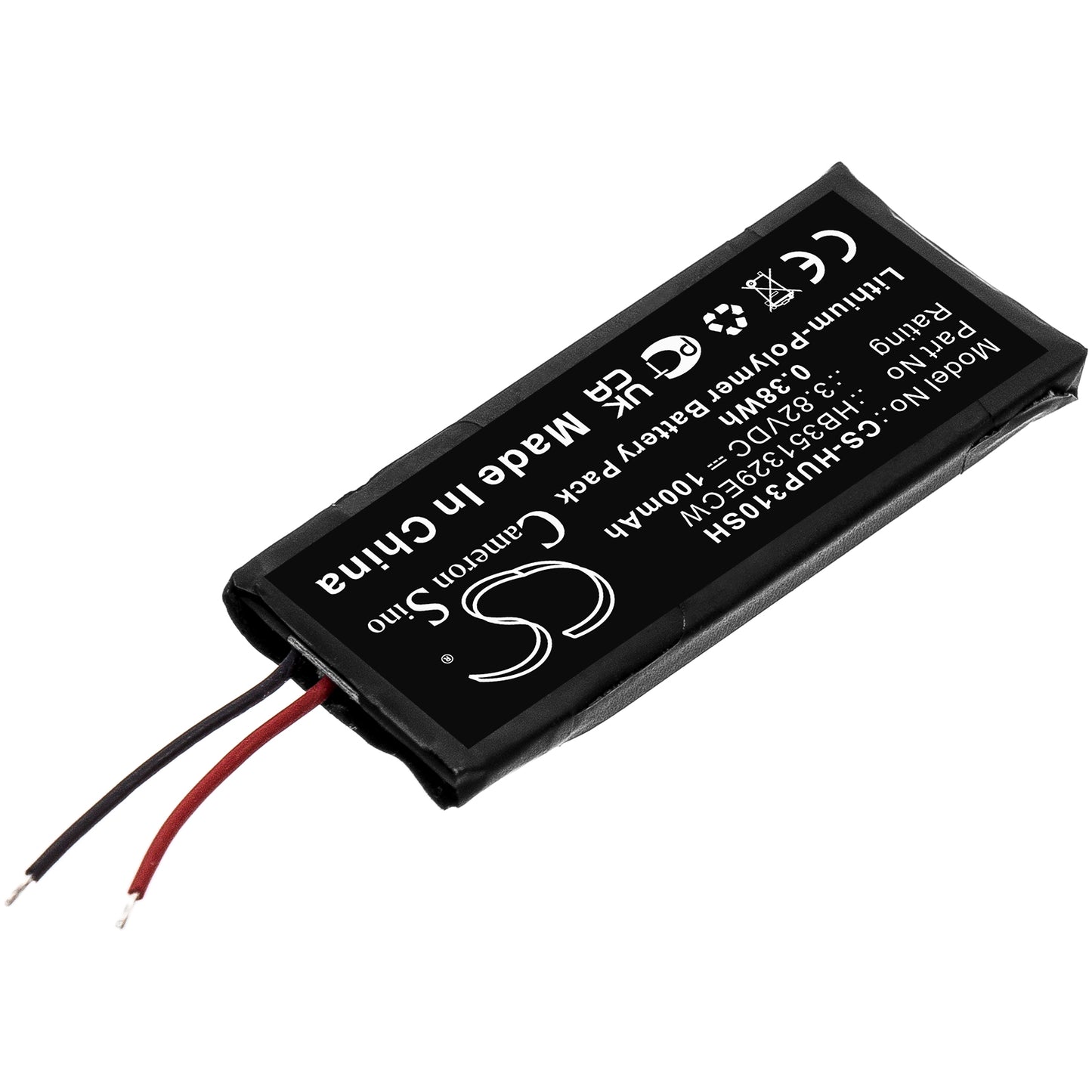 100mAh HB351329ECW Battery for Huawei Band 3 Pro-SMAVtronics