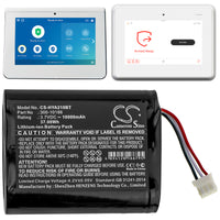 10000mAh 300-10186 High Capacity Battery for ADT Command Smart Security Panel, Honeywell AI05-2, AIO7-1, AIO7-2, Pro 7