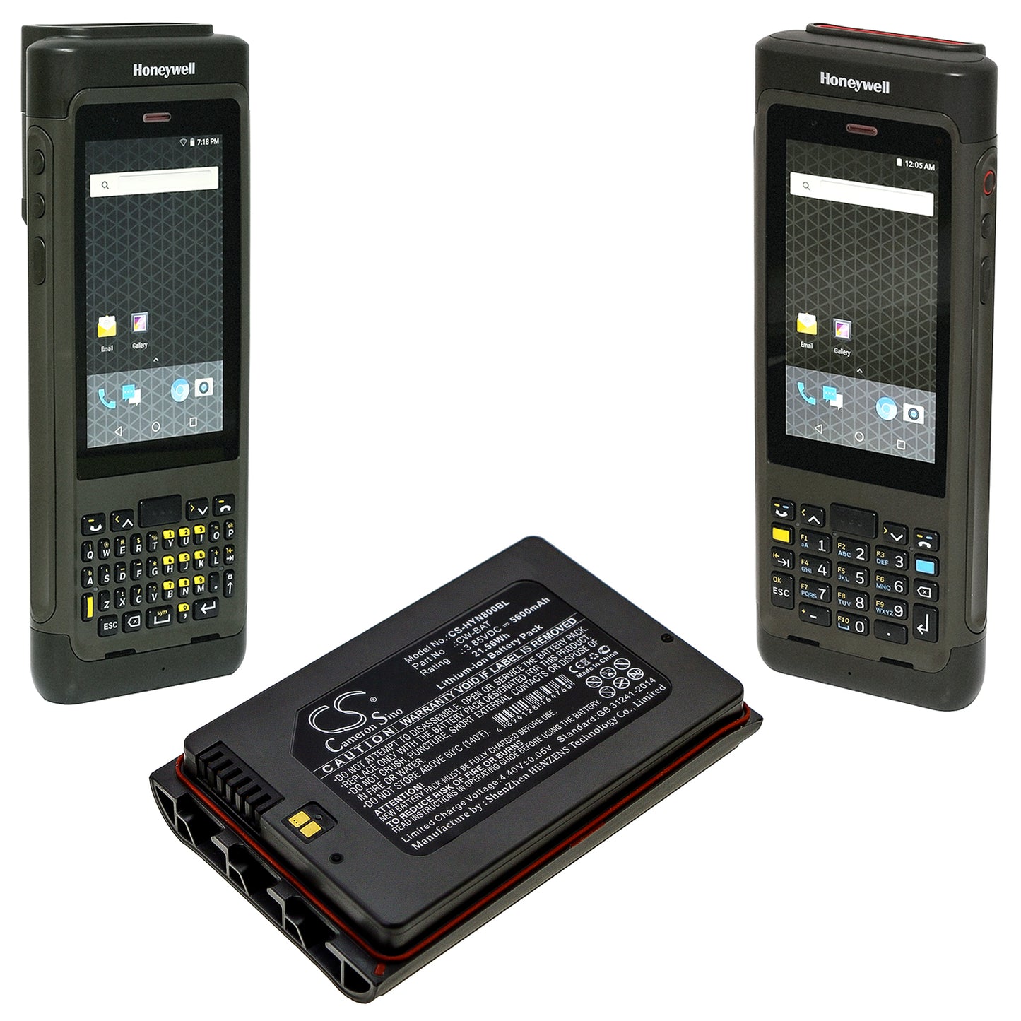 5600mAh 8754-871810-01, CW-BAT, CX80-BAT-EXT-WRLS1 Battery for Dolphin Honeywell CN80-SMAVtronics