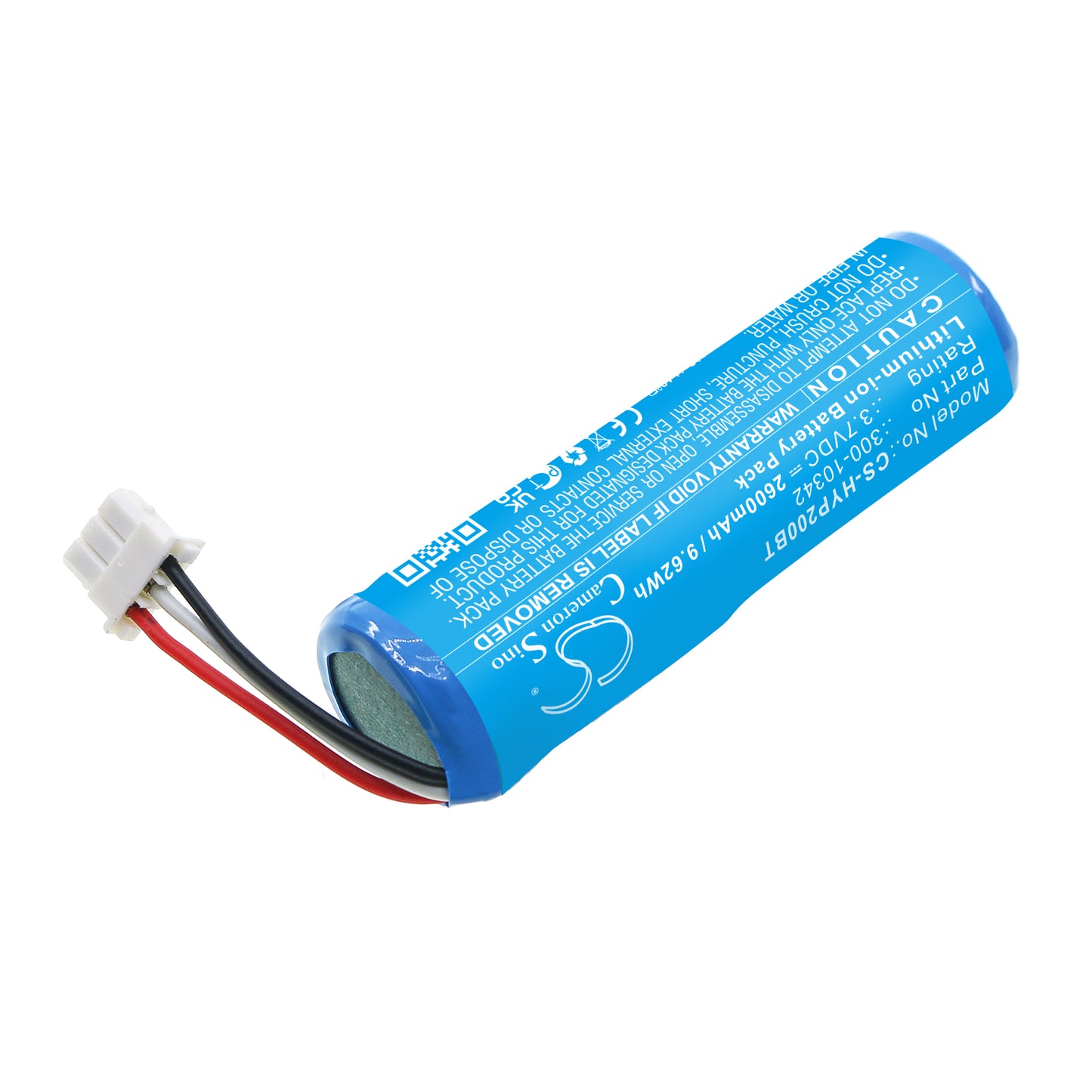 2600mAh 300-10342 Battery for Honeywell PROSIXC2W Resideo Home Hardwire To Wireless Translator-SMAVtronics