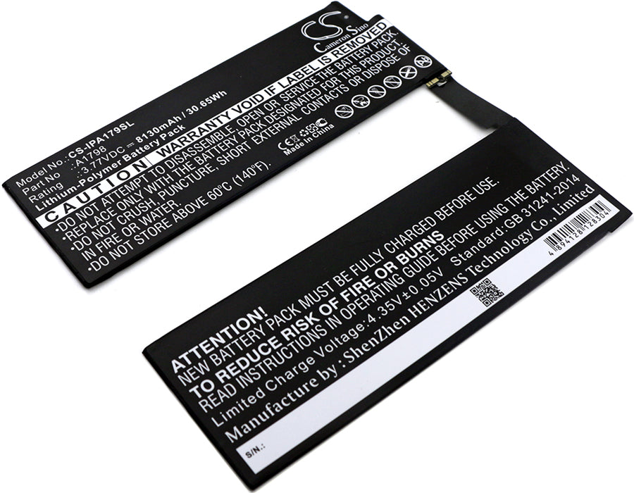 8130mAh A1798 Battery for Apple iPad Pro 10.5" 2017, A1701, A1709, A1852-SMAVtronics