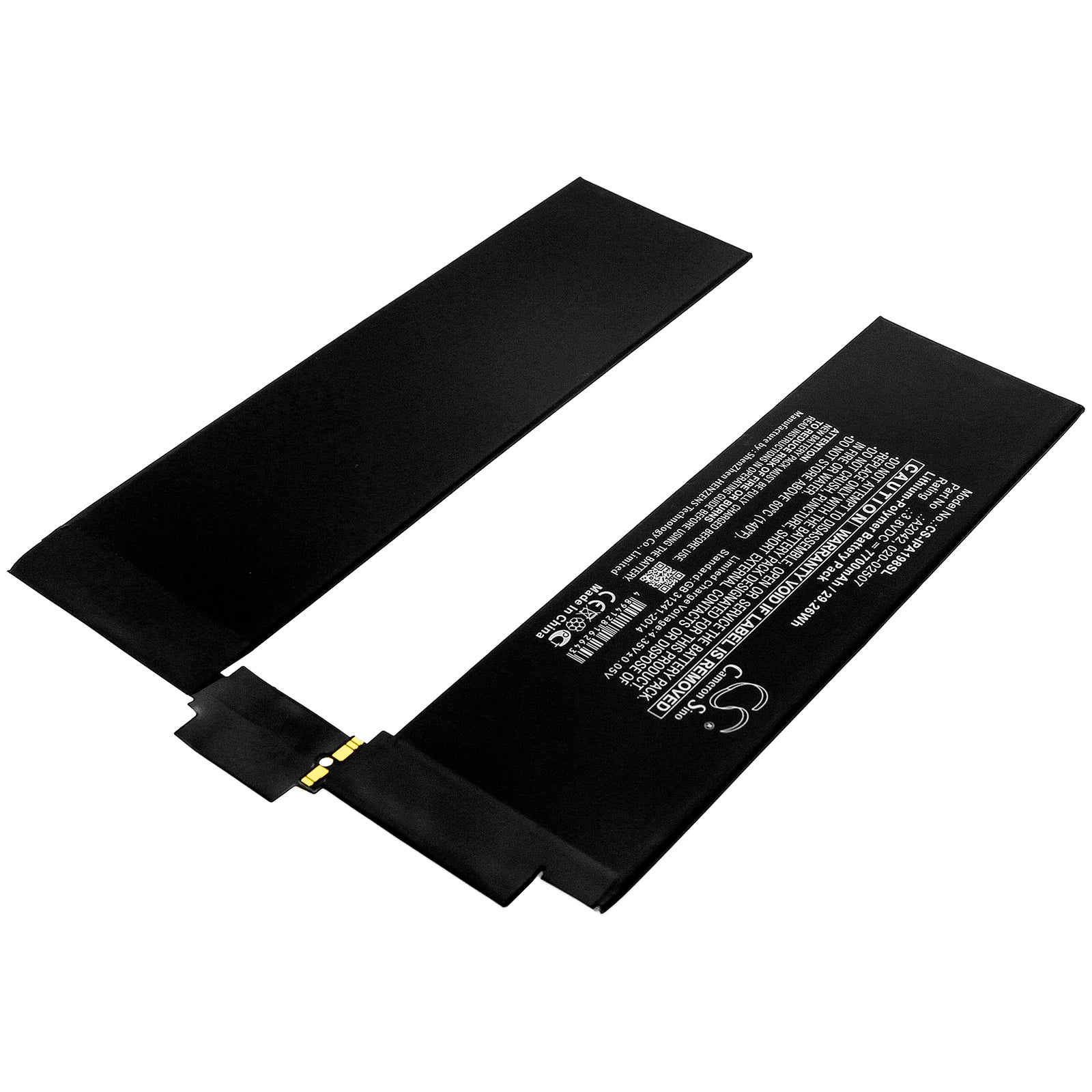 7700mAh 020-02507, A2042 Battery for Apple iPad A1934, A1979, A1980, A2013, iPad Pro 11, iPad Pro 11 2018 3rd Gen-SMAVtronics